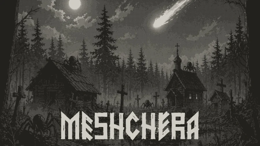 Check out Meshchera, an atmospheric match-three game for Playdate set in a haunted marsh