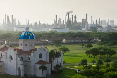 America’s largest oil export hub is so starved of water that it’s been illegal to have a green lawn for 2 years