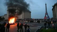 Hundreds arrested and dozens of police injured after Champions League riots in France