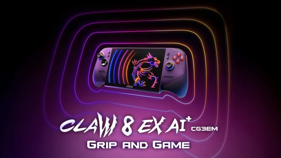 MSI's Claw 8 EX AI+ handheld comes out on June 23
