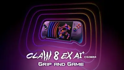 MSI's Claw 8 EX AI+ handheld comes out on June 23