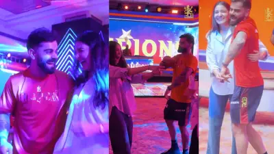 WATCH: Virat Kohli, Anushka Sharma Dance In Celebration After RCB Lift IPL 2026 Trophy