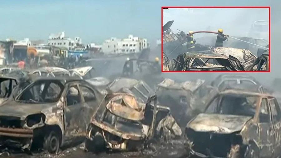 Chennai dump yard fire destroys over 100 vehicles, shrouds south city in smoke