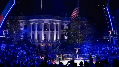 US President Donald Trump's 80th Birthday Marked By UFC Spectacle At White House