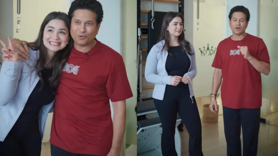WATCH: Sachin's 'Basanti' Moment With Sara Tendulkar During Pilates Goes Viral