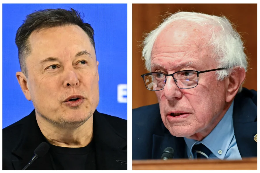 Taxing all 938 billionaires at 100% wouldn’t stop the $40 trillion national debt, says Elon Musk. Bernie Sanders says tax them 5% and send you a check