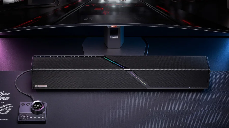 ASUS' first gaming soundbar is now available in the US for $600