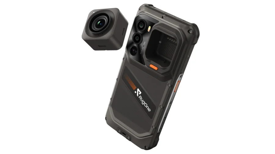 This rugged smartphone's camera is a removable action cam