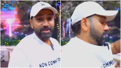 Watch: Rohit Sharma's Cryptic T-Shirt Message Goes Viral, Fans Target Agarkar Link