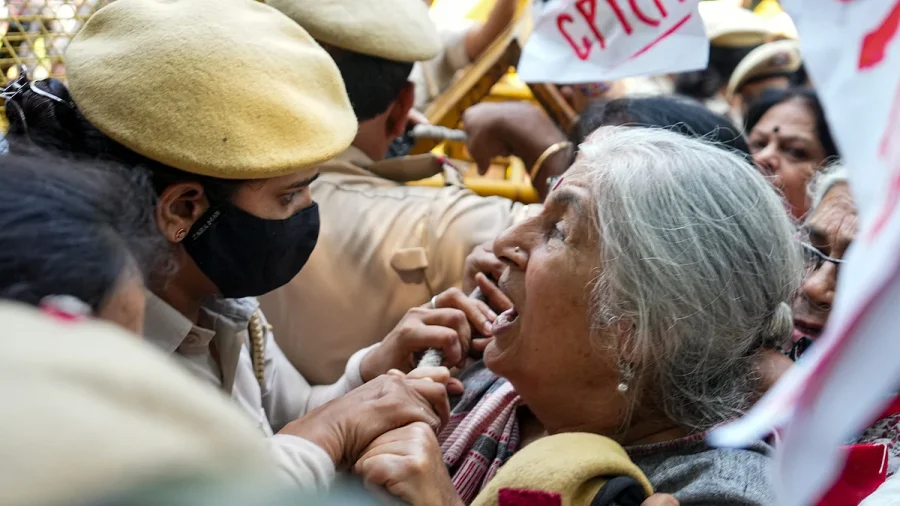 MA Baby detained as Left demands CEC's resignation; Subhashini Ali vows daily protests over SIR