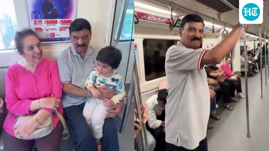 Voice of Delhi Metro, Shammi Narang, takes grandson on first Metro ride: ‘He was amazed to hear Dadu’s voice’
