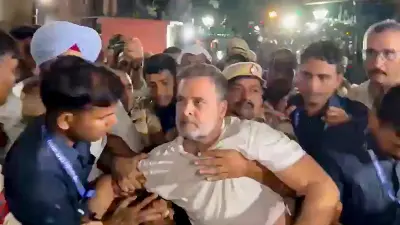 On day of action-packed protest, Rahul takes centre stage of street politics