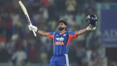 Captain Iyer Blasts 102 Off 43 As India Beat West Indies By 8 Wickets
