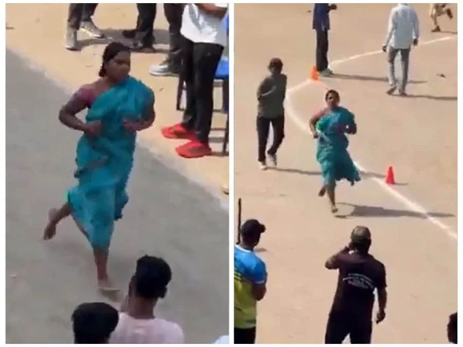न ट्रैक सूट, न जूते, साड़ी में नंगे पांव दौड़ रहीं महिलाएं; झारखंड का VIDEO वायरल